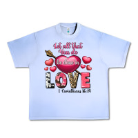 Grape Ice Let all that you do be in love Valentine's Day Urban Heavy Tee - FaDigitalArtStudio