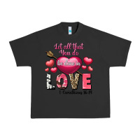 Pigment Black Let all that you do be in love Valentine's Day Urban Heavy Tee - FaDigitalArtStudio