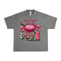 Tornado Let all that you do be in love Valentine's Day Urban Heavy Tee - FaDigitalArtStudio