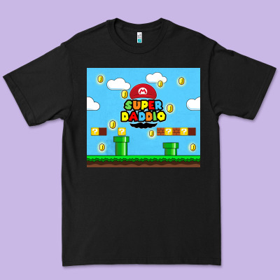 Super Daddio Premium Tee Designed By Tumblerdesignbyshophia