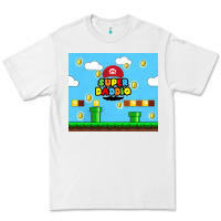White super daddio Premium Tee - TumblerDesignByShophia