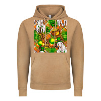 Vintage Camel St. Patrick's Goat Family With Balloons Seamless Vintage Hoodie - FaDigitalArtStudio