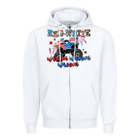 White red white wroom wroom wroom Zipper Hoodie - AdoDesignShop