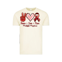 Vintage Arctic Peace Love Cure Multiple Myeloma Cancer Vintage Tee - Jasminsmagicworld