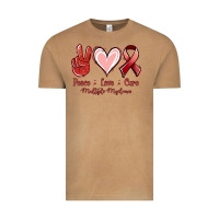 Vintage Camel Peace Love Cure Multiple Myeloma Cancer Vintage Tee - Jasminsmagicworld