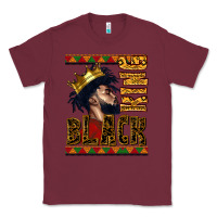 Burgundy black king Classic Tee - CowGirlArtShop