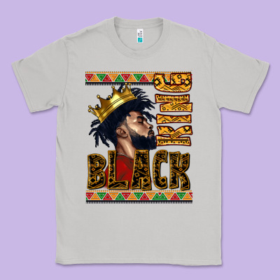 Black King Classic Tee Designed By Cowgirlartshop