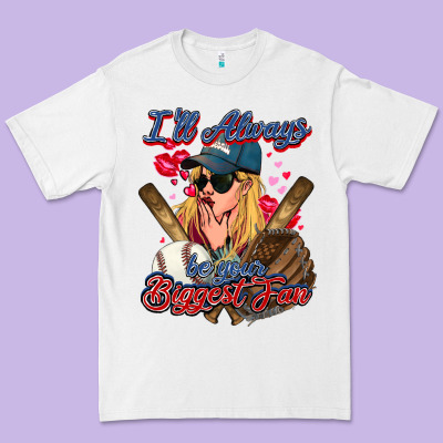 I'll Always Be Your Biggest Fan Baseball Premium Tee Designed By Howdyjamesfarm