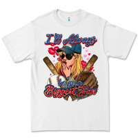 White I'll always be your biggest fan Baseball Premium Tee - HowdyJamesFarm