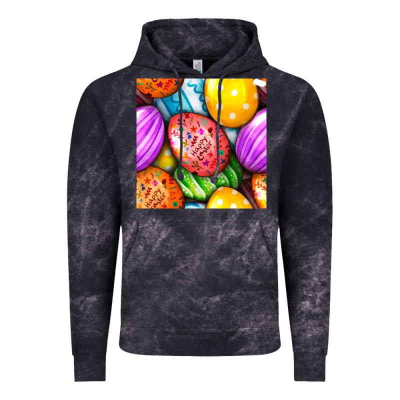 Happy Easter Eggs Seamless Pattern Vintage Hoodie by BundleAndBundleShop | Teevron