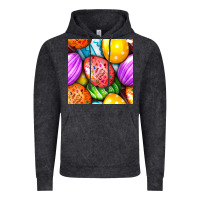 Vintage Black Happy Easter Eggs Seamless Pattern Vintage Hoodie - BundleAndBundleShop