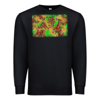 Black mardi gras crawfish and glitter background Premium Sweatshirt - AdoDesignShop