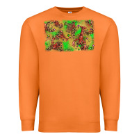 Carrot mardi gras crawfish and glitter background Premium Sweatshirt - AdoDesignShop