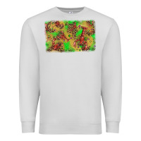 Dove Grey mardi gras crawfish and glitter background Premium Sweatshirt - AdoDesignShop