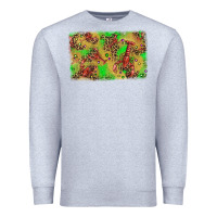 Heather Grey mardi gras crawfish and glitter background Premium Sweatshirt - AdoDesignShop