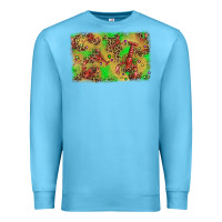 Ocean Blue mardi gras crawfish and glitter background Premium Sweatshirt - AdoDesignShop