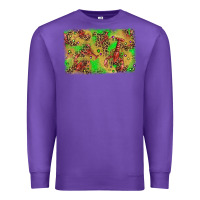 Purple mardi gras crawfish and glitter background Premium Sweatshirt - AdoDesignShop