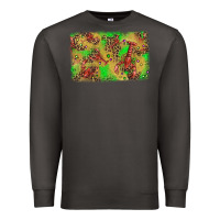 Smoke mardi gras crawfish and glitter background Premium Sweatshirt - AdoDesignShop