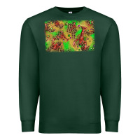 Sports Green mardi gras crawfish and glitter background Premium Sweatshirt - AdoDesignShop