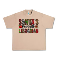 Burro santa's favorite librarian Urban Heavy Tee - Jasminsmagicworld