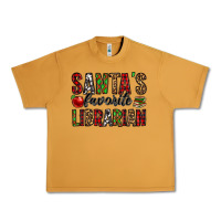 Peanut Butter santa's favorite librarian Urban Heavy Tee - Jasminsmagicworld