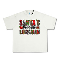 Pistachio santa's favorite librarian Urban Heavy Tee - Jasminsmagicworld