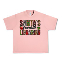 Salmon santa's favorite librarian Urban Heavy Tee - Jasminsmagicworld