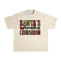 Sandshell santa's favorite librarian Urban Heavy Tee - Jasminsmagicworld