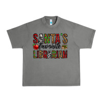 Tornado santa's favorite librarian Urban Heavy Tee - Jasminsmagicworld