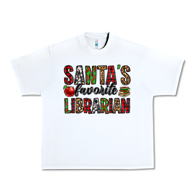 Santa's Favorite Librarian Urban Heavy Tee by Jasminsmagicworld | Teevron