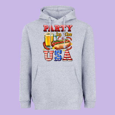 Party In The Usa Heavyweight Hoodie Designed By Adodesignshop