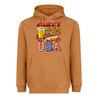 Meerkat party in the usa Heavyweight Hoodie - AdoDesignShop