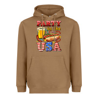 Toasted Coconut party in the usa Heavyweight Hoodie - AdoDesignShop
