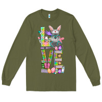 Army Green Love Easter Nurse Long Sleeve Tee - BundleAndBundleShop
