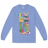 Colony Blue Love Easter Nurse Long Sleeve Tee - BundleAndBundleShop