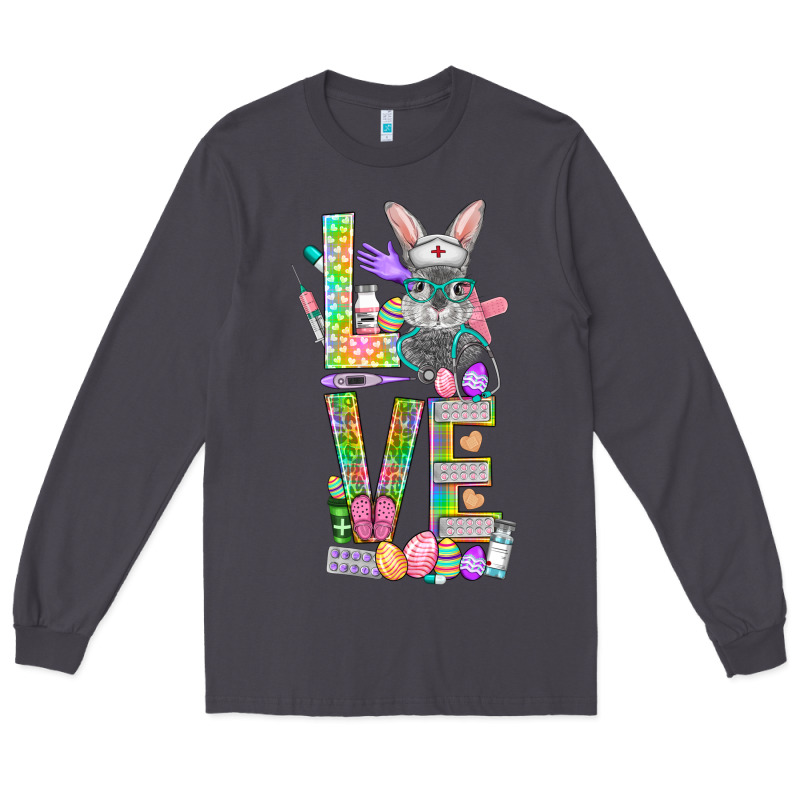 Love Easter Nurse Long Sleeve Tee by BundleAndBundleShop | Teevron