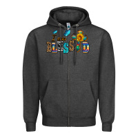 Charcoal Heather ı am blessed Zipper Hoodie - AdoDesignShop