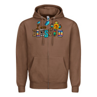 Chestnut ı am blessed Zipper Hoodie - AdoDesignShop