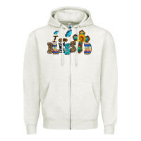 Oatmeal Heather ı am blessed Zipper Hoodie - AdoDesignShop