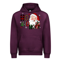 Mauve Wine ho ho ho Urban Hoodie - JahusDesignShop