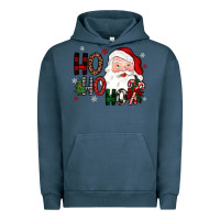 Pigment Midnight Navy ho ho ho Urban Hoodie - JahusDesignShop