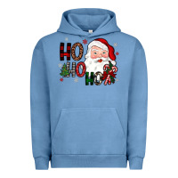 Pigment Pebble Blue ho ho ho Urban Hoodie - JahusDesignShop