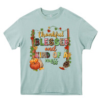 Arona Thankful blessed and kind of a mess Heavy Core Tee - NancyCooperArtShop