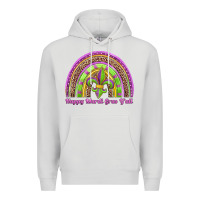 Dove Grey happy mardi gras y'all rainbow Premium Hoodie - Jasminsmagicworld