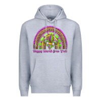 Heather Grey happy mardi gras y'all rainbow Premium Hoodie - Jasminsmagicworld
