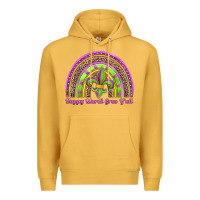 Mustard happy mardi gras y'all rainbow Premium Hoodie - Jasminsmagicworld