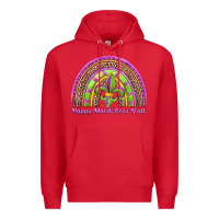 Red happy mardi gras y'all rainbow Premium Hoodie - Jasminsmagicworld
