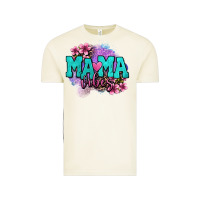 Vintage Arctic mama vibes floral Vintage Tee - OliviaCreatesArt