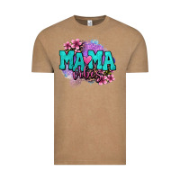 Vintage Coffee mama vibes floral Vintage Tee - OliviaCreatesArt