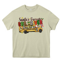 Mossy santas favorite bus driver Heavy Core Tee - texasbilliewilder